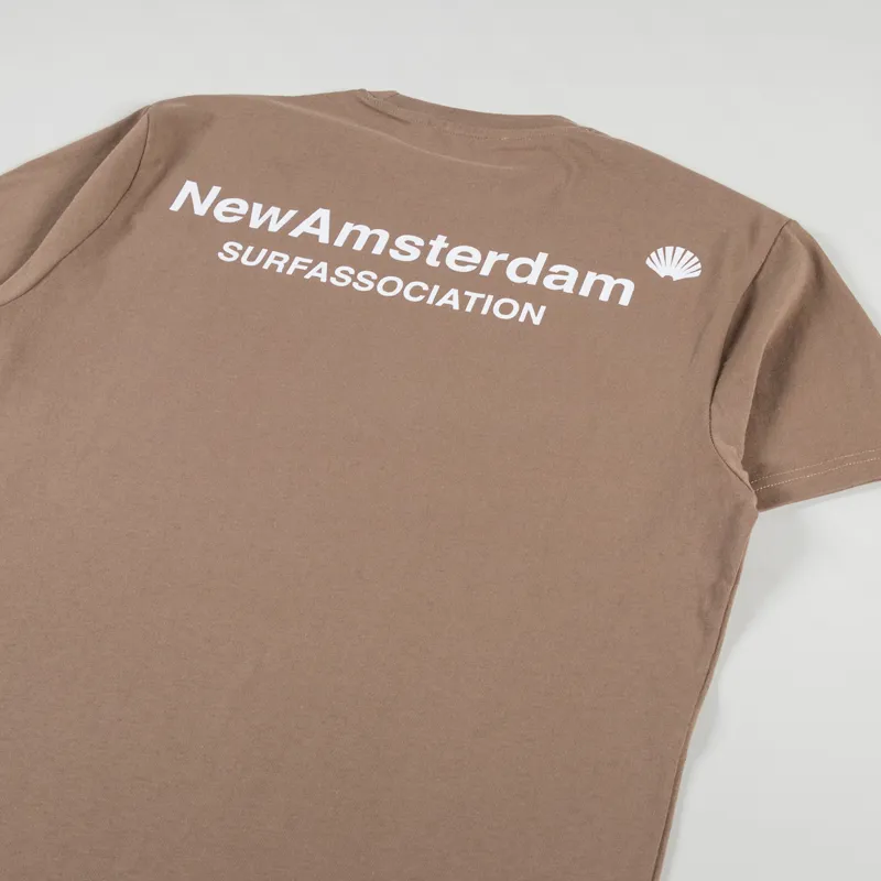 New Amsterdam Surf Association Logo T Shirt Sand-2