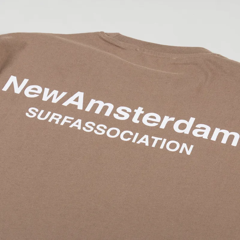 New Amsterdam Surf Association Logo T Shirt Sand-4
