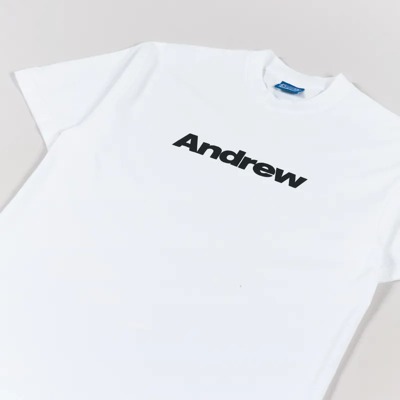 Andrew Logo T Shirt White-1
