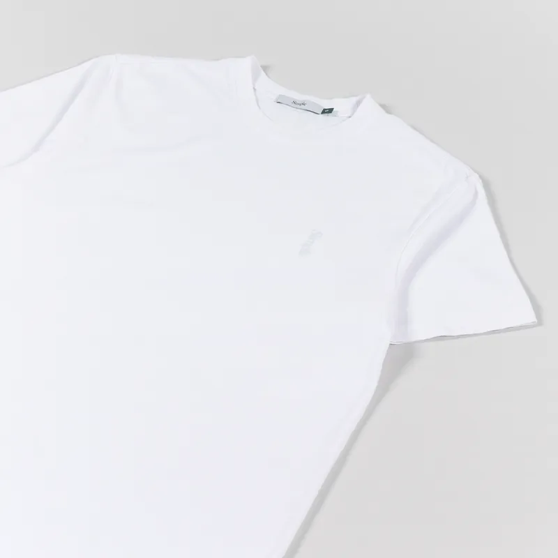 Simple Logo T Shirt White-2