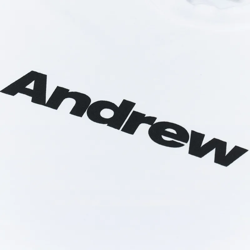 Andrew Logo T Shirt White-2