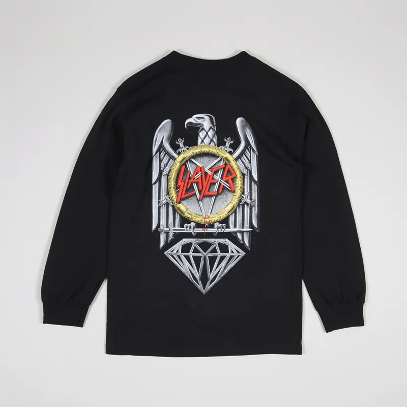 Diamond x Slayer Mens Brilliant Abyss Long Sleeve T Shirt Black