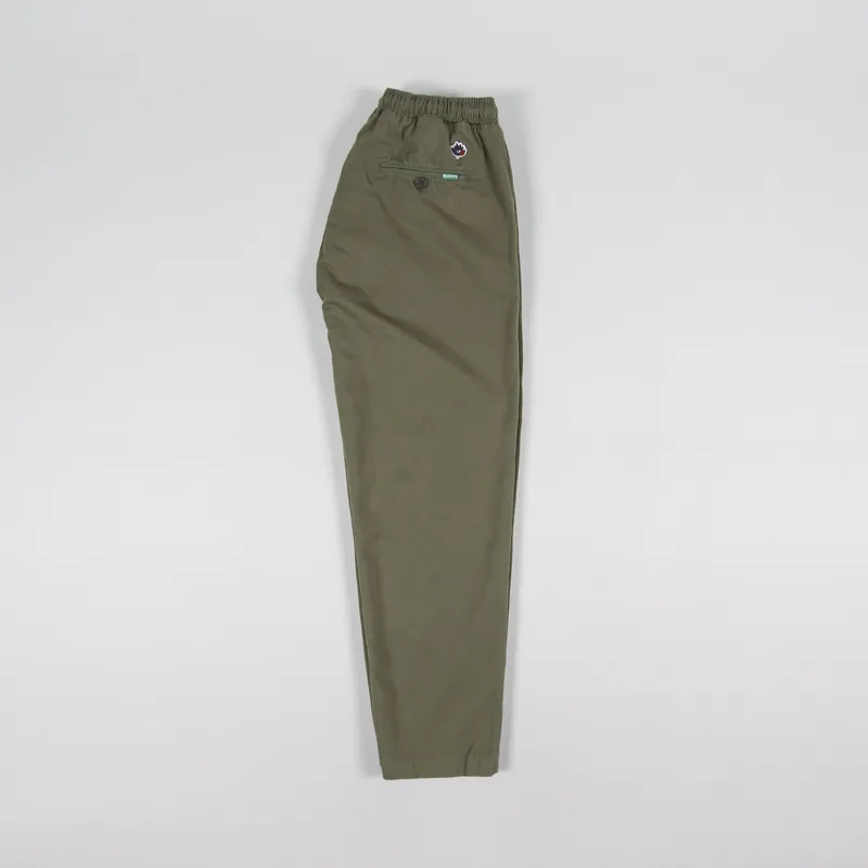 Magenta Loose Pants Dark Olive-2