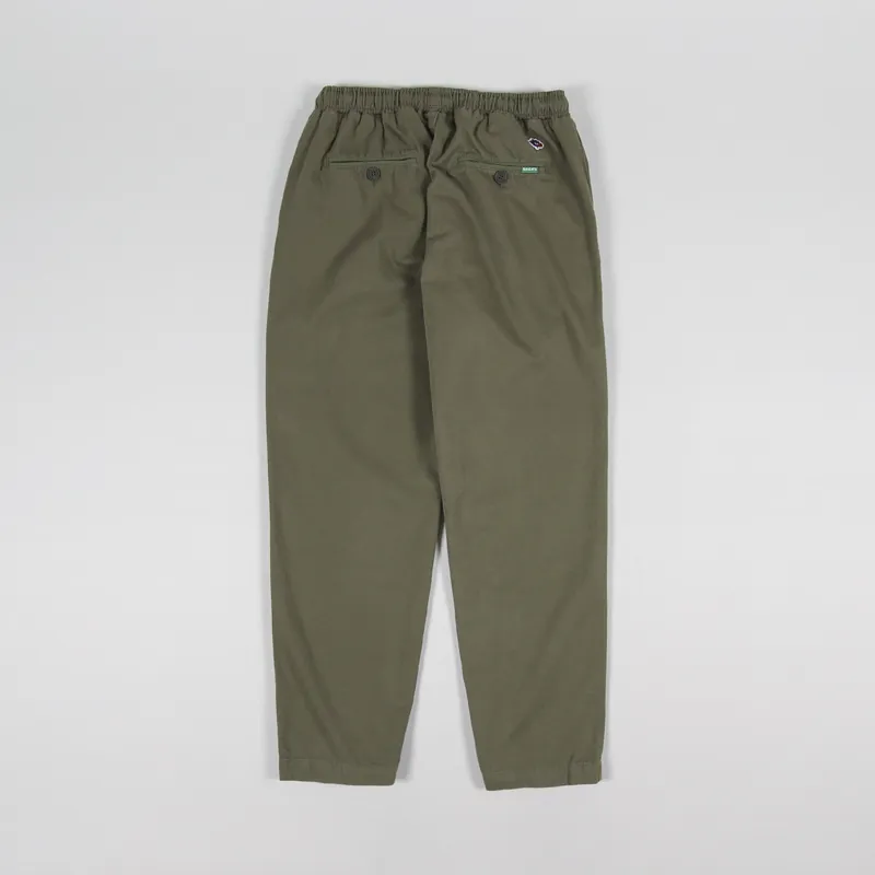 Magenta Loose Pants Dark Olive-1
