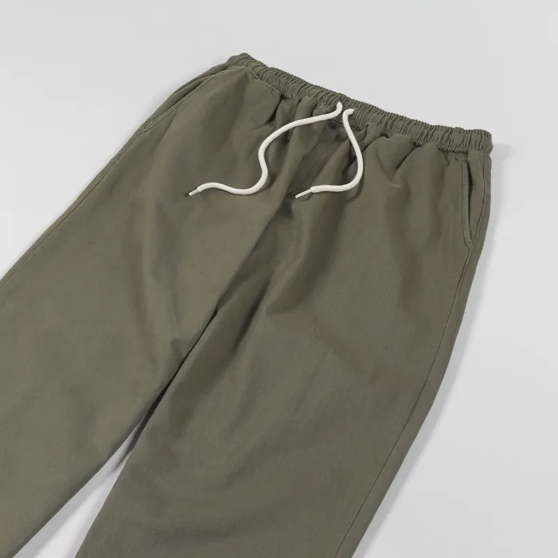 Magenta Loose Pants Dark Olive-5