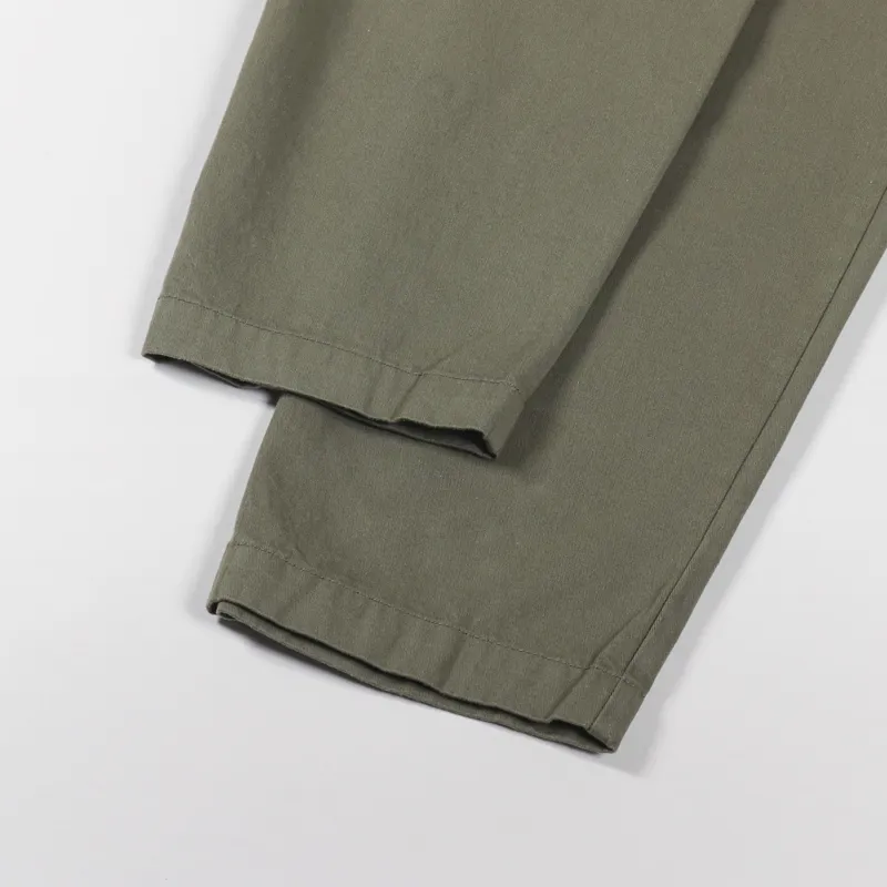 Magenta Loose Pants Dark Olive-3