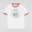 Nudie Jeans Womens Lova Vision T Shirt Off White