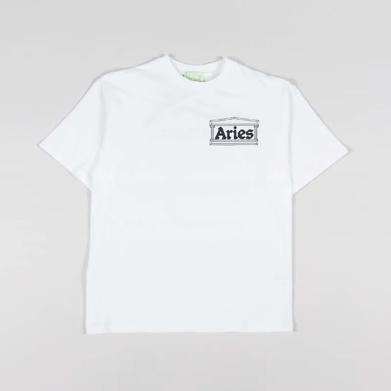 Aries Arise Mens Short Sleeve Love Rat Graphic Logo T Shirt