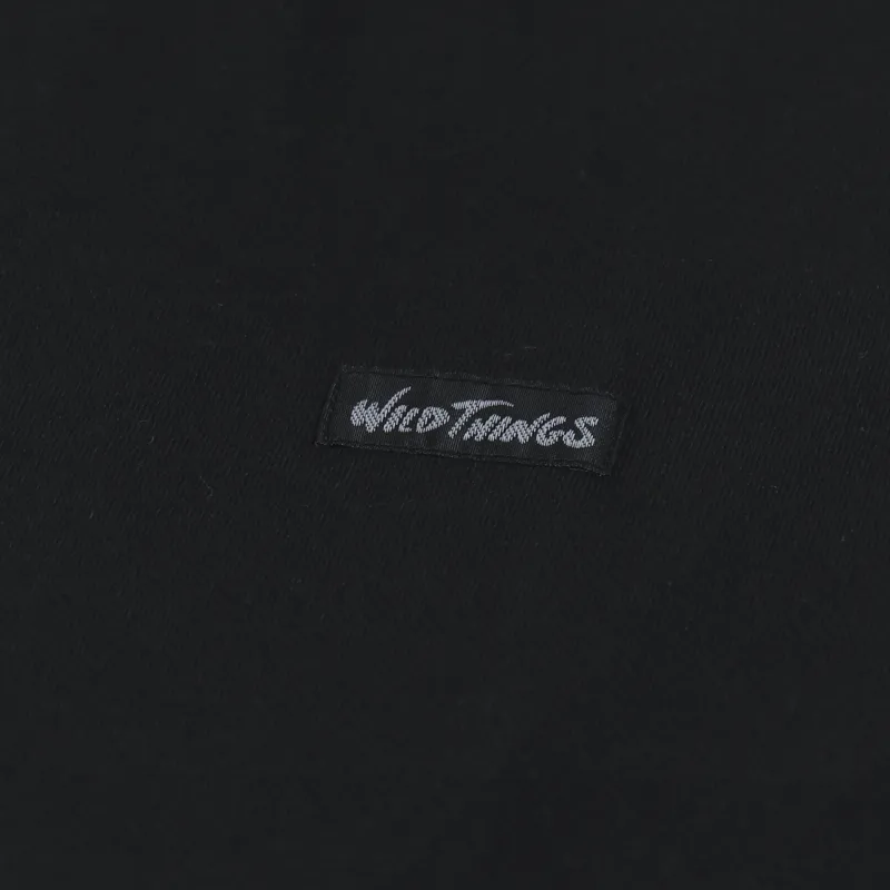Wild Things Low Pocket T Shirt Black-2