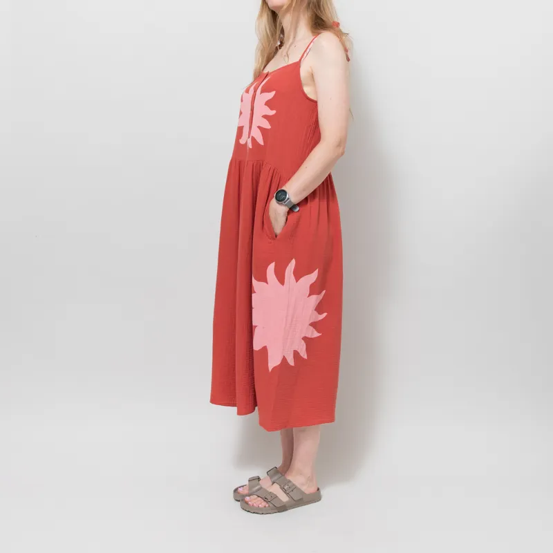 L.F. Markey Womens Bronn Dress Paprika-1