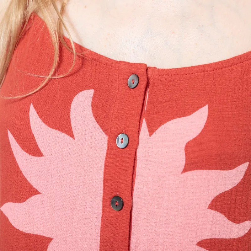 L.F. Markey Womens Bronn Dress Paprika-3