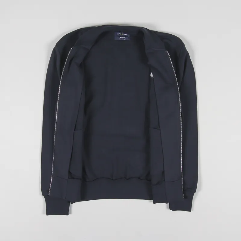 Fred Perry Reissues Loopback Bomber Jacket Navy-1