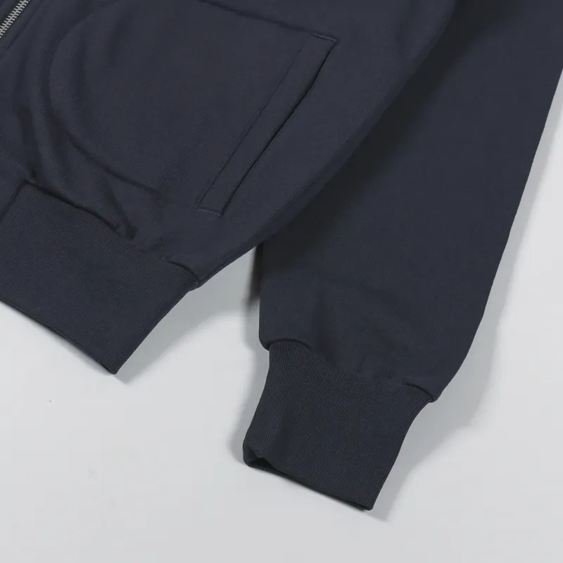 Fred Perry Reissues Loopback Bomber Jacket Navy-6