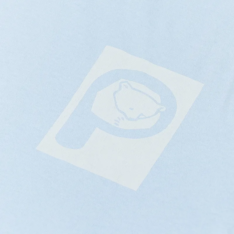 Penfield Large P Bear Logo T Shirt Cashmere Blue-1
