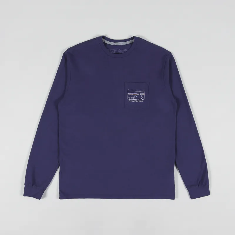 Patagonia blue long sleeve sales
