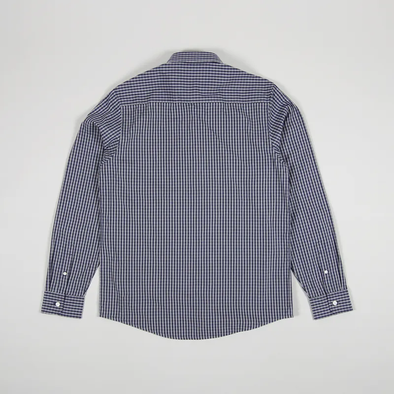 Carhartt WIP Long Sleeve Alistair Shirt Blue-1