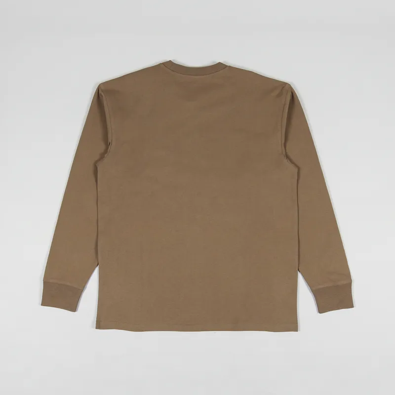 Carhartt WIP Long Sleeve American Script T Shirt Buffalo-1