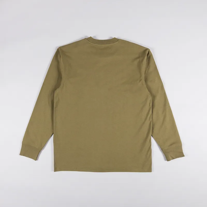 Carhartt WIP Long Sleeve American Script T Shirt Larch-1