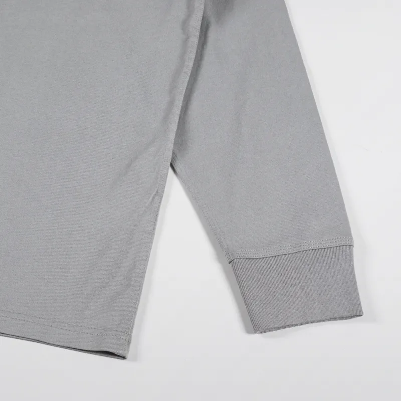 Carhartt WIP Long Sleeve American Script T Shirt Marengo-5