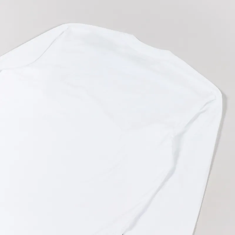 Carhartt WIP Long Sleeve American Script T Shirt White-3