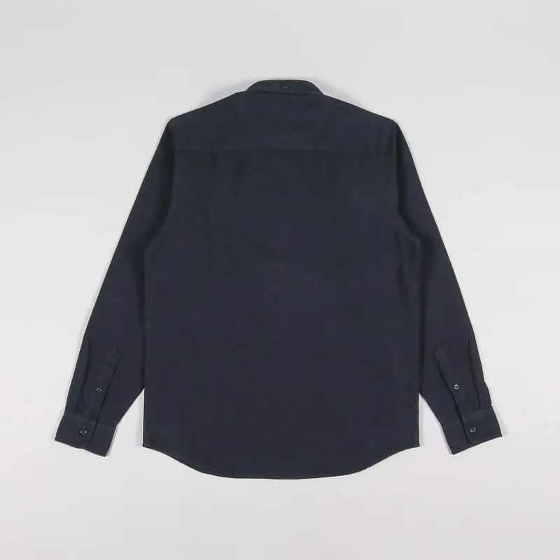 Carhartt WIP Long Sleeve Bolton Shirt Dark Navy-1