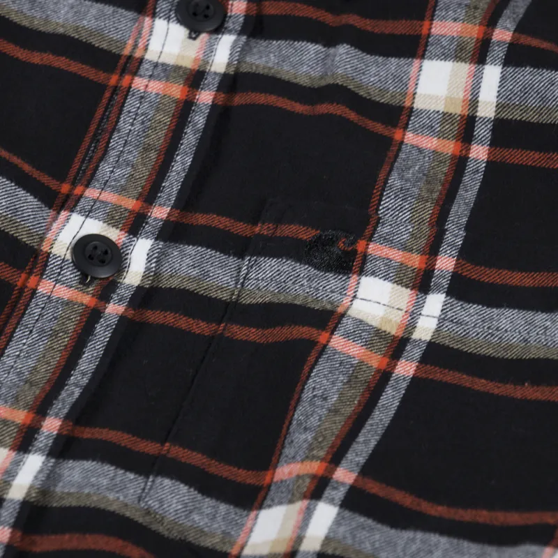 Carhartt WIP Barten Shirt Black-4