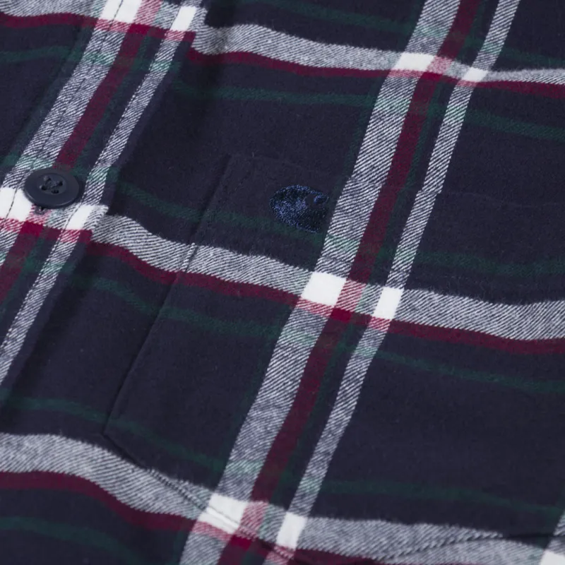 Carhartt WIP Barten Shirt Dark Navy-5