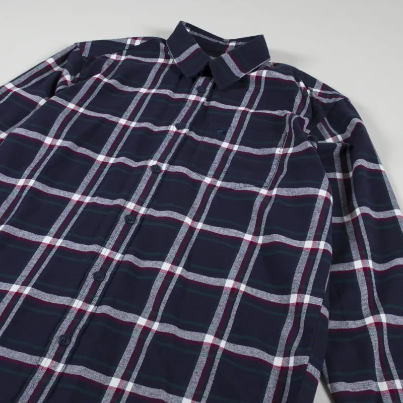 Carhartt WIP Barten Shirt Dark Navy-2