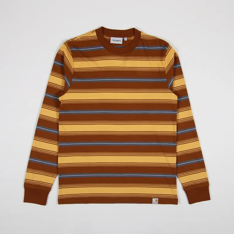 Carhartt WIP Long Sleeve Buren T Shirt Brandy