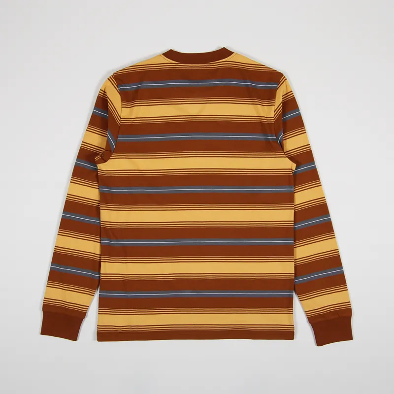 Carhartt WIP Long Sleeve Buren T Shirt Brandy-1