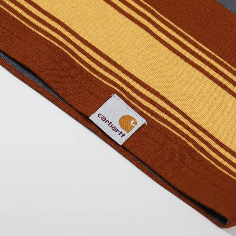 Carhartt WIP Long Sleeve Buren T Shirt Brandy-5