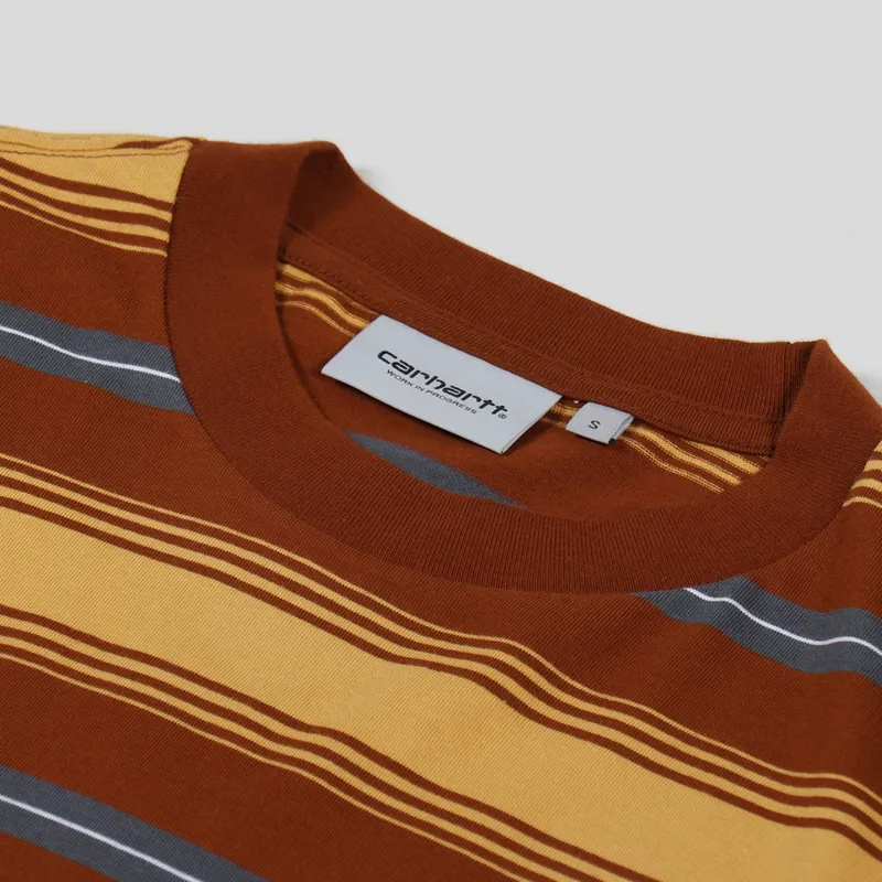 Carhartt WIP Long Sleeve Buren T Shirt Brandy-7