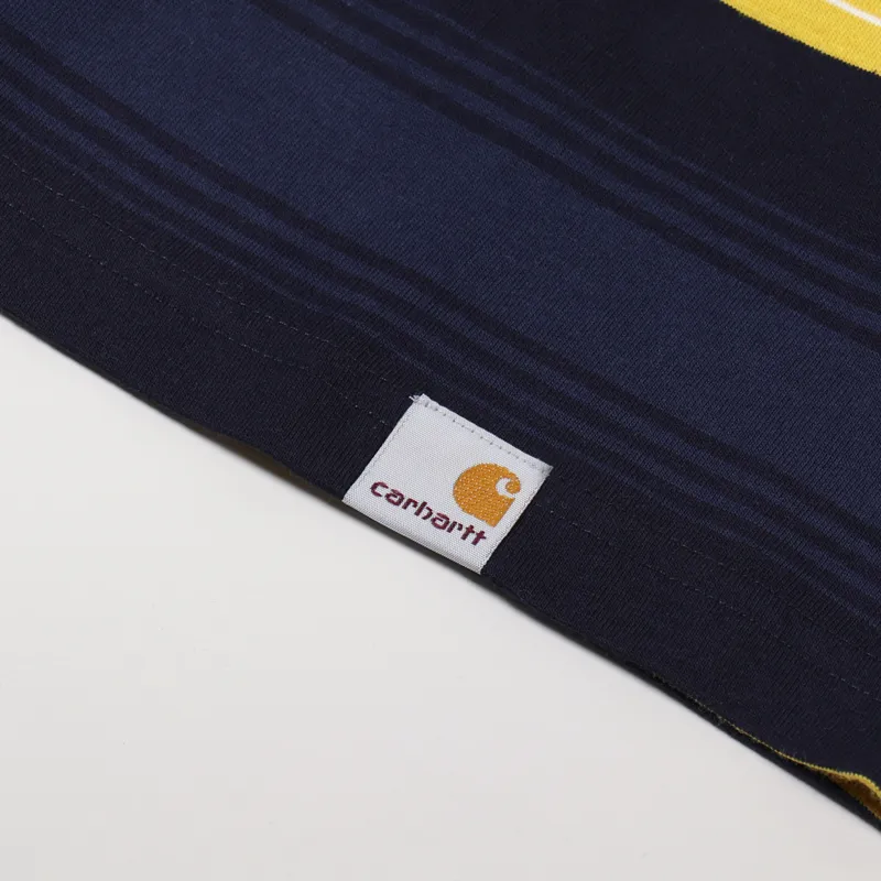 Carhartt WIP Long Sleeve Buren T Shirt Dark Navy-5