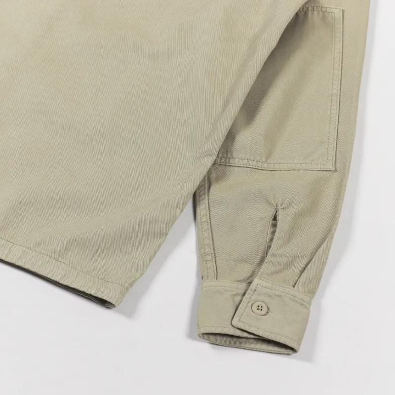 Carhartt WIP Long Sleeve Charter Shirt Ammonite-9