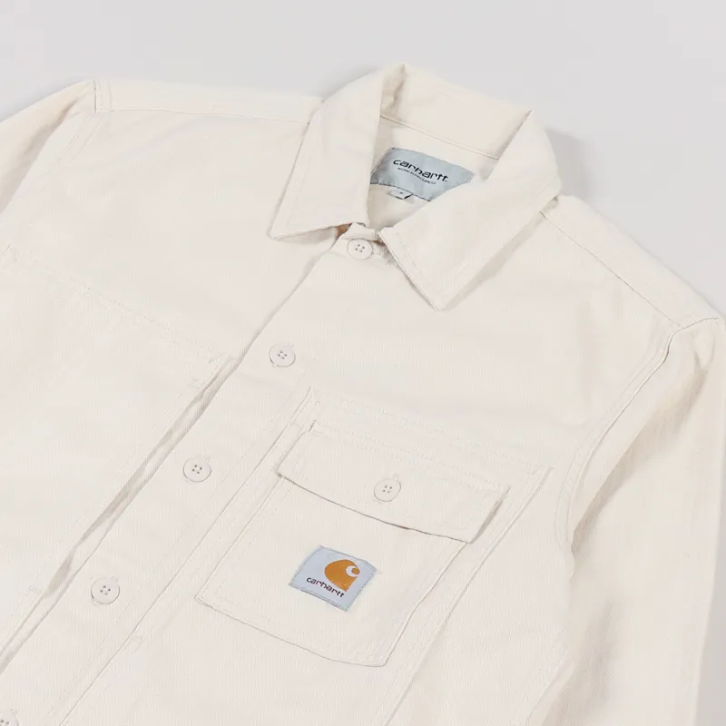Carhartt WIP Long Sleeve Charter Shirt Natural-2