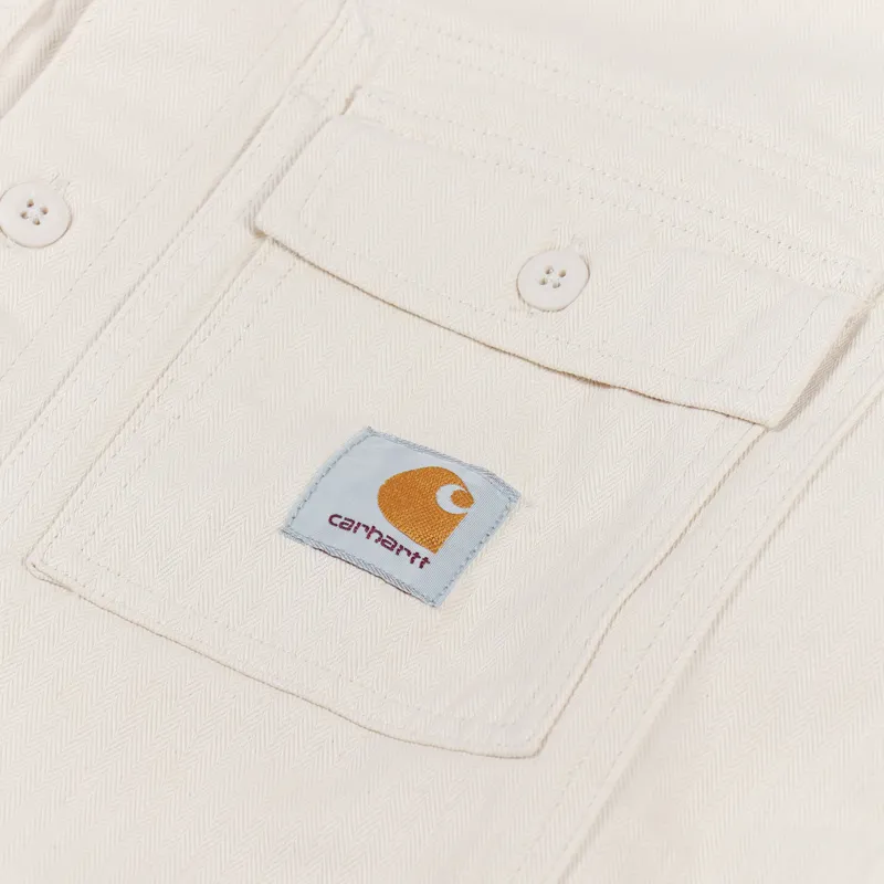 Carhartt WIP Long Sleeve Charter Shirt Natural-5