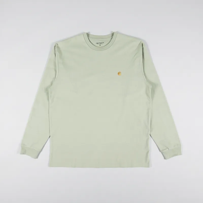 Carhartt WIP Long Sleeve Chase T Shirt Agave Gold