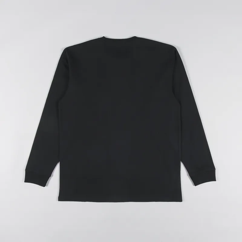 Carhartt WIP Long Sleeve Chase T Shirt Black Gold-1