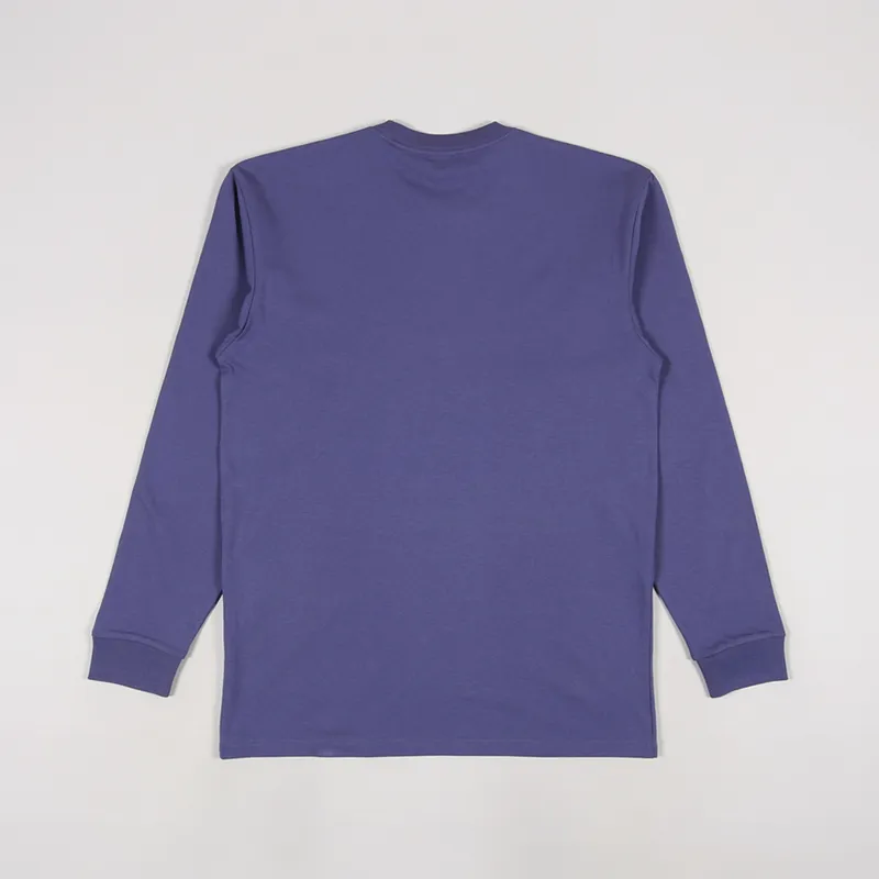 Carhartt WIP Long Sleeve Chase T Shirt Cold Viola Gold-1