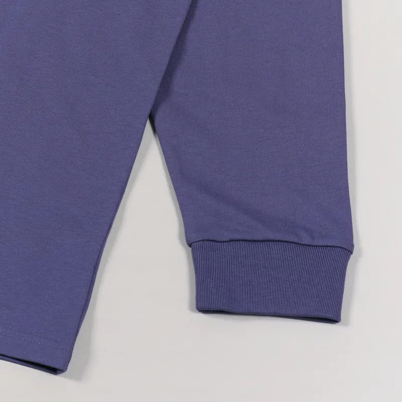 Carhartt WIP Long Sleeve Chase T Shirt Cold Viola Gold-3