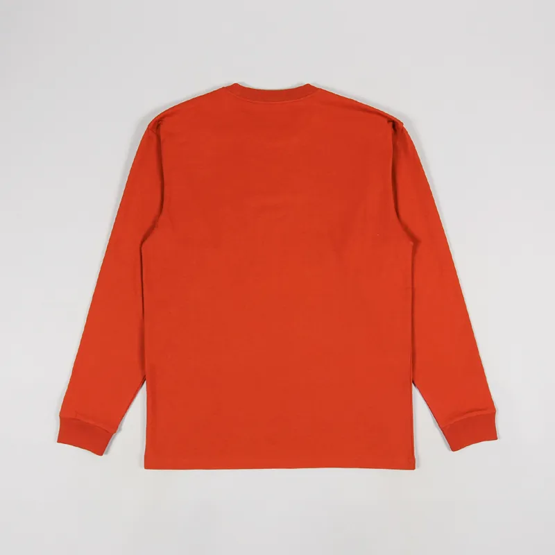 Carhartt WIP Long Sleeve Chase T Shirt Copperton Gold-1