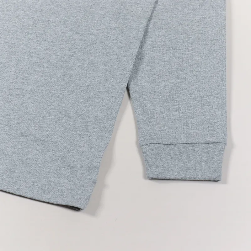 Carhartt WIP Long Sleeve Chase T Shirt Grey Heather Gold-5