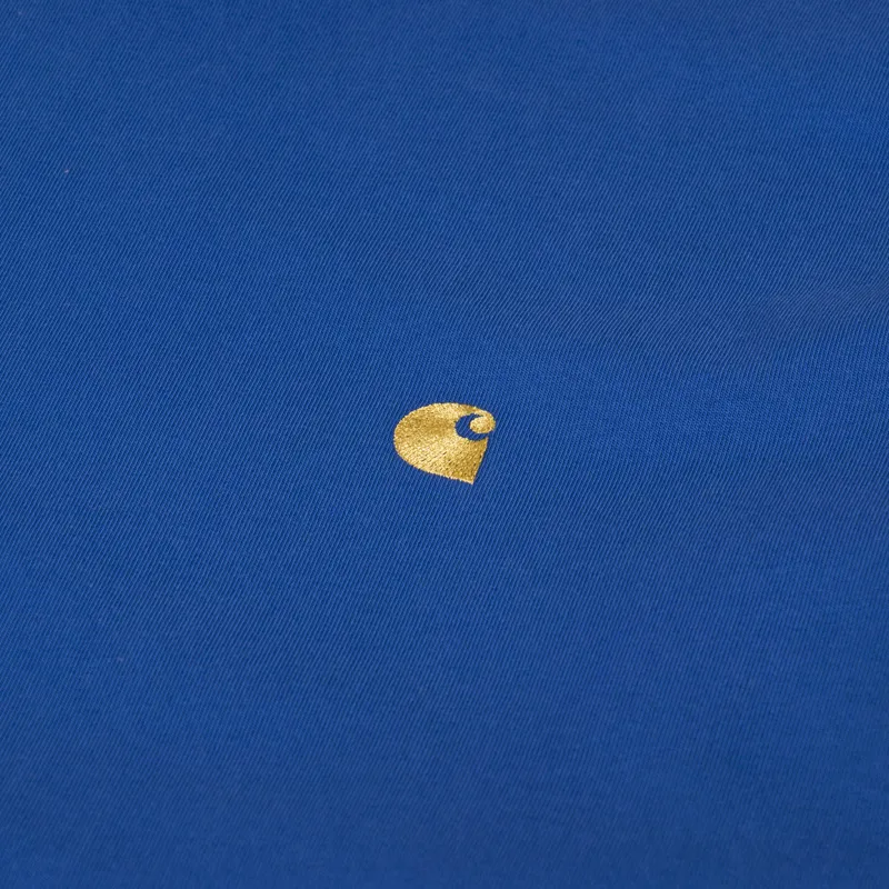 Carhartt WIP Long Sleeve Chase T Shirt Liberty Gold-5