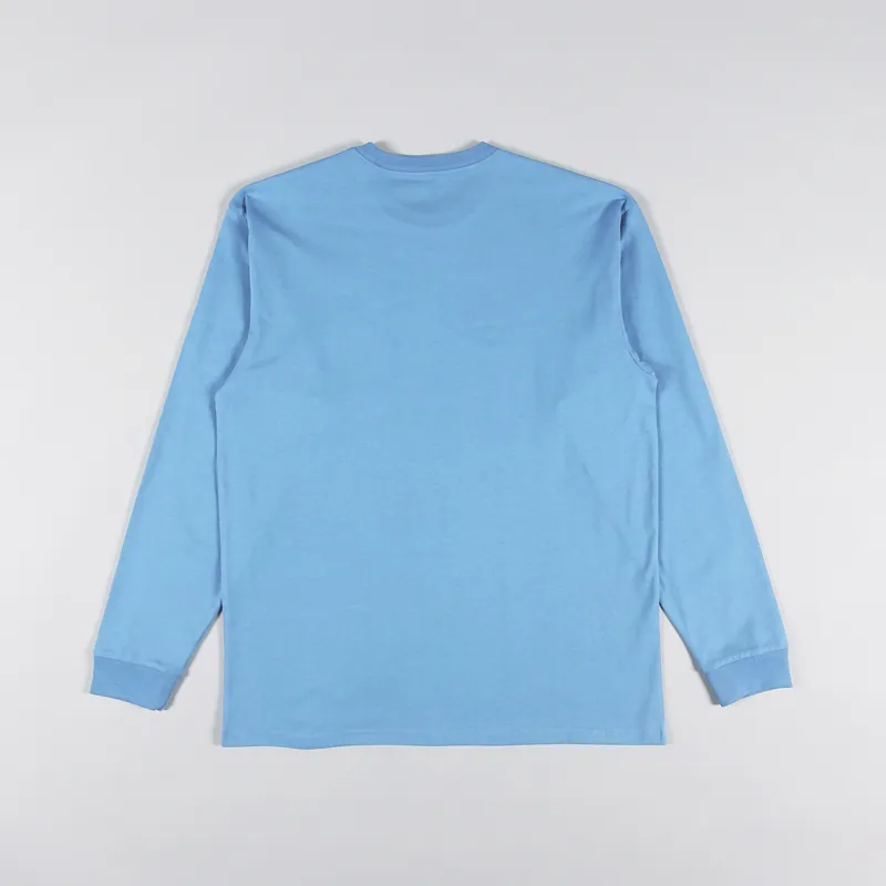 Carhartt WIP Long Sleeve Chase T Shirt Piscine Gold-1