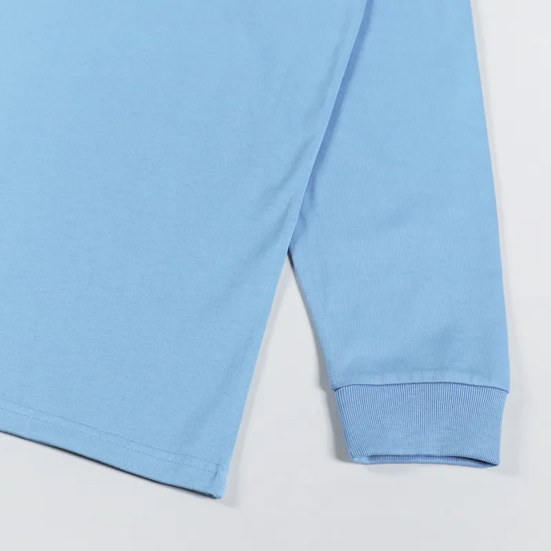 Carhartt WIP Long Sleeve Chase T Shirt Piscine Gold-6