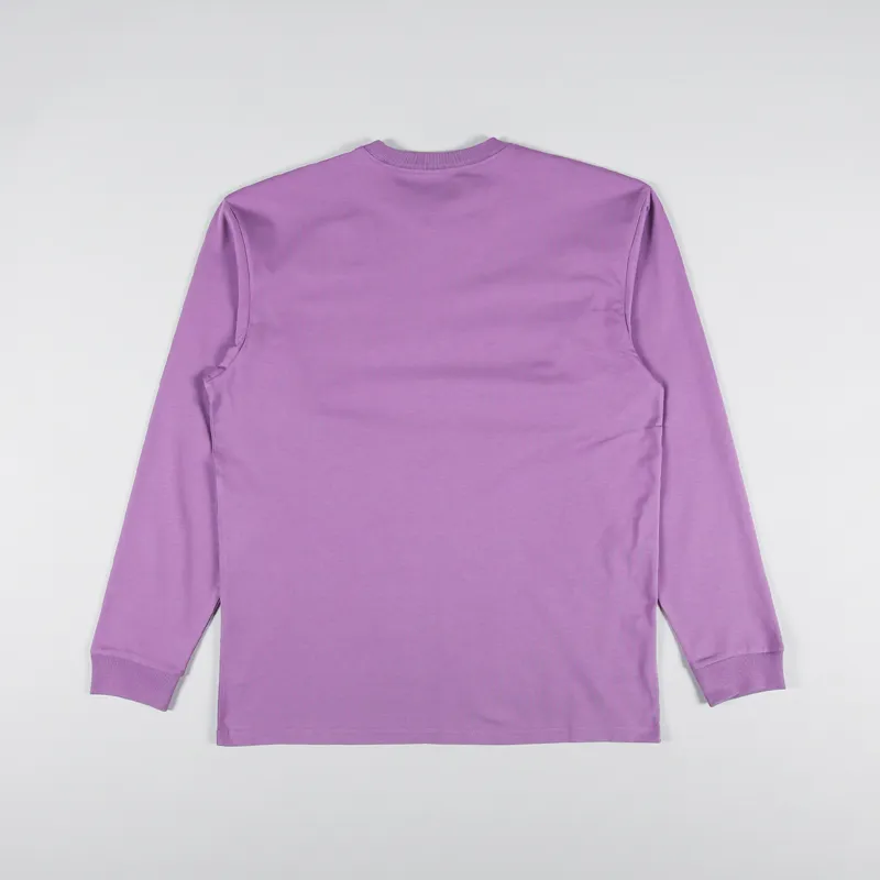 Carhartt WIP Long Sleeve Chase T Shirt Violanda Gold-1