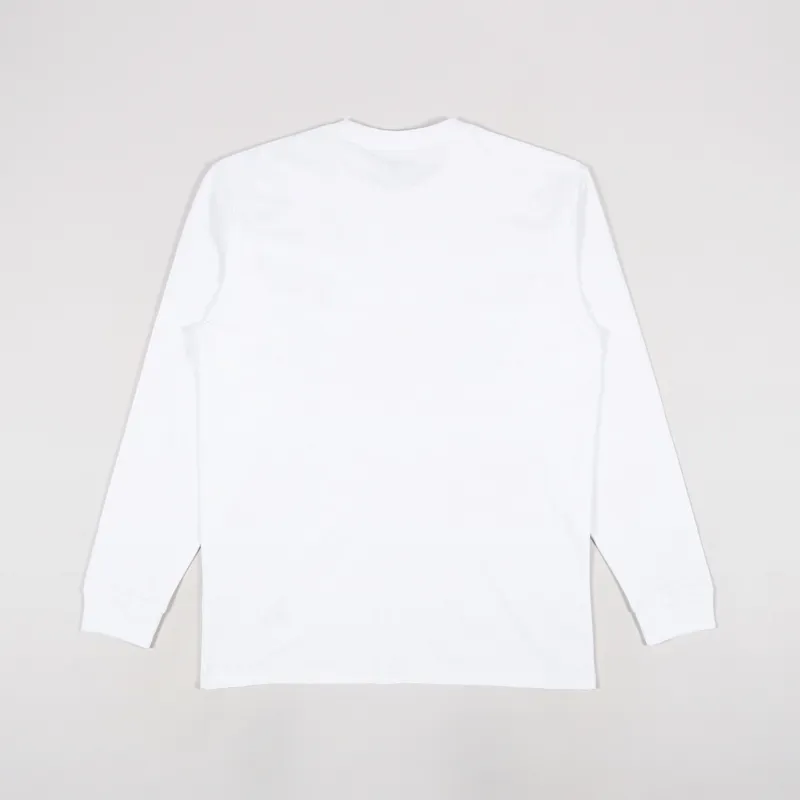 Carhartt WIP Long Sleeve Chase T Shirt White Gold-1