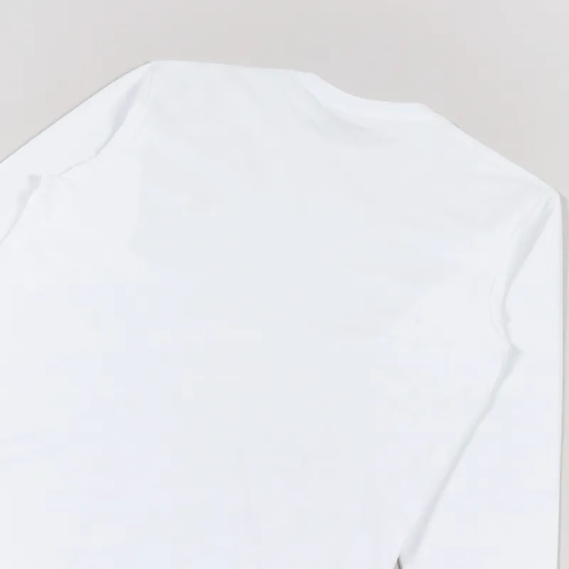 Carhartt WIP Long Sleeve Chase T Shirt White Gold-3