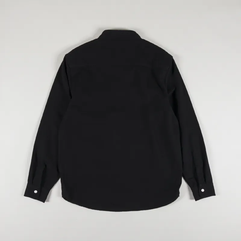 Carhartt WIP Long Sleeve Clink Shirt Black-1