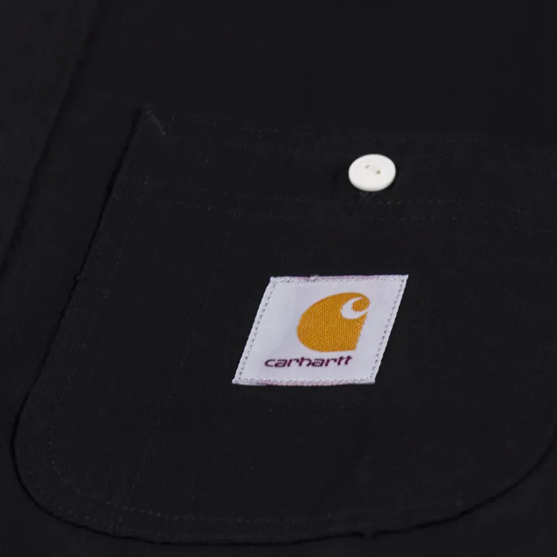 Carhartt WIP Long Sleeve Clink Shirt Black-3